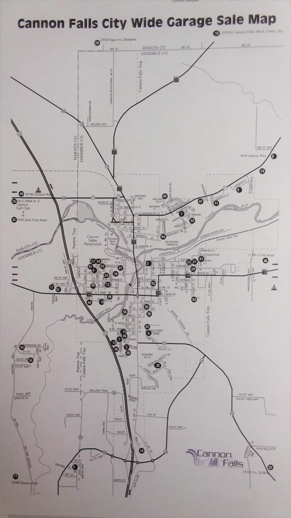 Cannon Falls CityWide Garage Sales Cannon Falls Area Chamber of Commerce